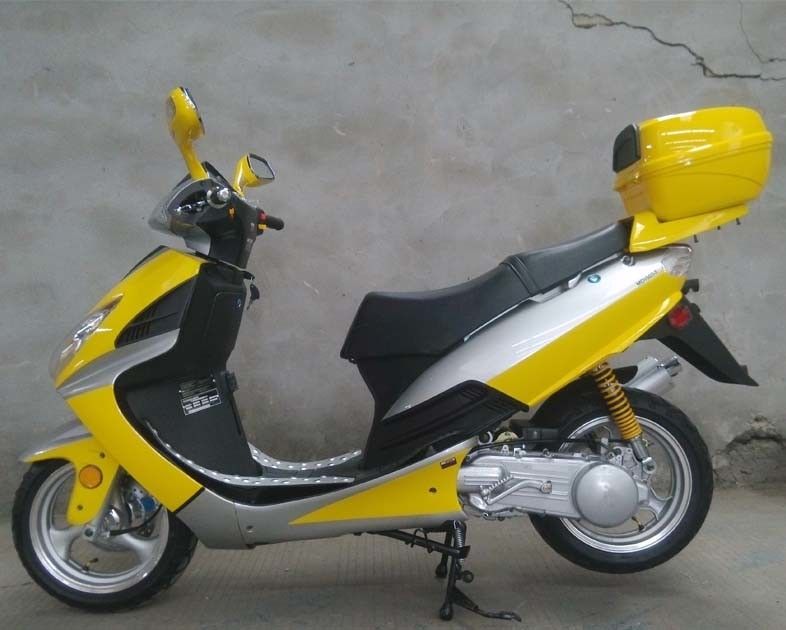 Eletric / Kick Mulai 150CC Single Silinder 4 Stroke Scooter Motor Dengan Rem Cakram Depan
