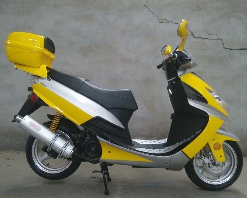 Eletric / Kick Mulai 150CC Single Silinder 4 Stroke Scooter Motor Dengan Rem Cakram Depan