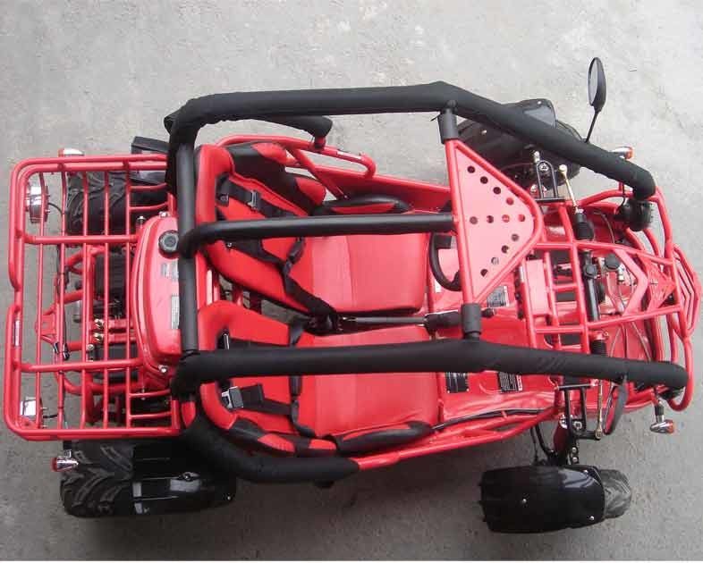 Ukuran Penuh Go Kart Buggy Air Cooled 150cc Cvt Dengan Chain Drive