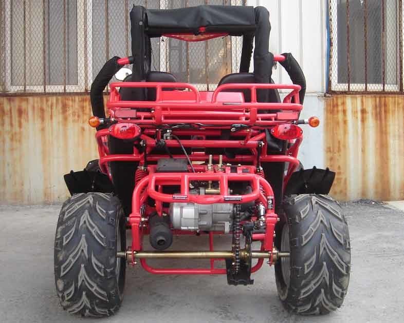 Ukuran Penuh Go Kart Buggy Air Cooled 150cc Cvt Dengan Chain Drive