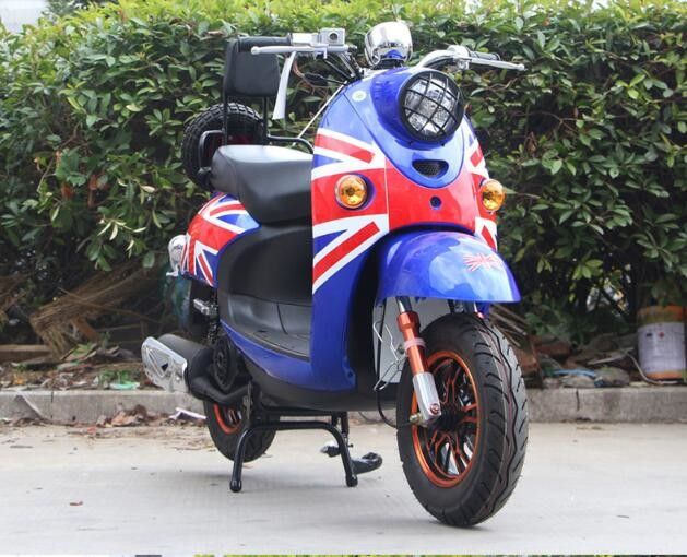 4 Stroke Air Cooled 150cc Dewasa Motor Scooter Front Disc Belakang Drum Rem
