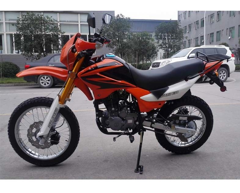 Motor Pendingin Udara 229cc Sepeda Motor Off Road Sepeda Motor Dengan Mesin Air Balance Balance Shaft