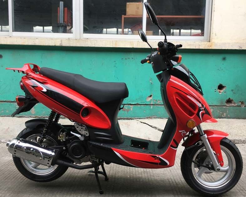 50cc CVT Udara Paksa Didinginkan Mini Sepeda Skuter Depan Disc Belakang Drum Rem