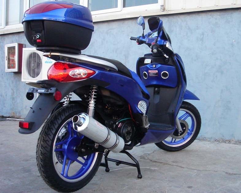 150CC Satu Silinder Udara Keren Dewasa Skuter Motor 4 Stroke Scooter Kopling Otomatis