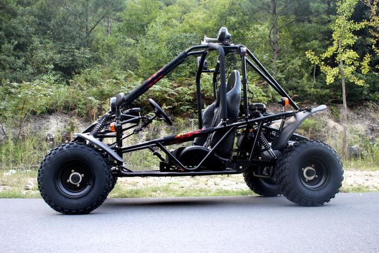 Air Cooled Two Seater Go Kart Listrik Mulai Chain Drive 150cc Ukuran Besar