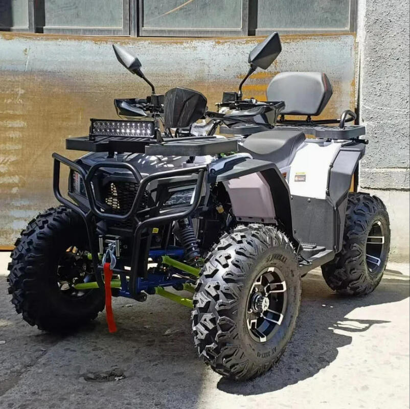 ATV 200cc 300cc Terlaris Quad Bike Mesin Bertenaga Tiongkok Populer Roda Rem Transmisi Otomatis