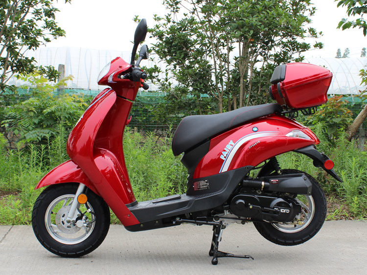CVT Gear 50cc Scooter Dewasa Motor Jenis Horisontal Silinder Tunggal Udara - Didinginkan