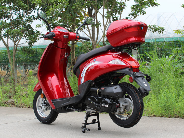 CVT Gear 50cc Scooter Dewasa Motor Jenis Horisontal Silinder Tunggal Udara - Didinginkan