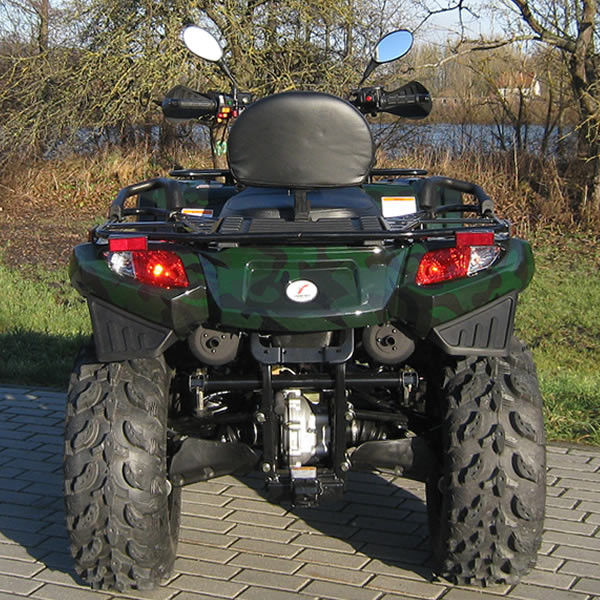 Air Didinginkan 22 KW Kendaraan Utilitas ATV 4 Stroke 600 EFI 4 X 4 Engine