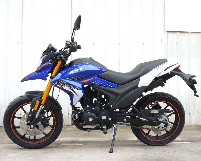 5 Roda Gigi Bergerak Tinggi Sepeda Motor Bertenaga Tinggi 4 Stroke Single Drive Silinder Rantai Pendingin Udara