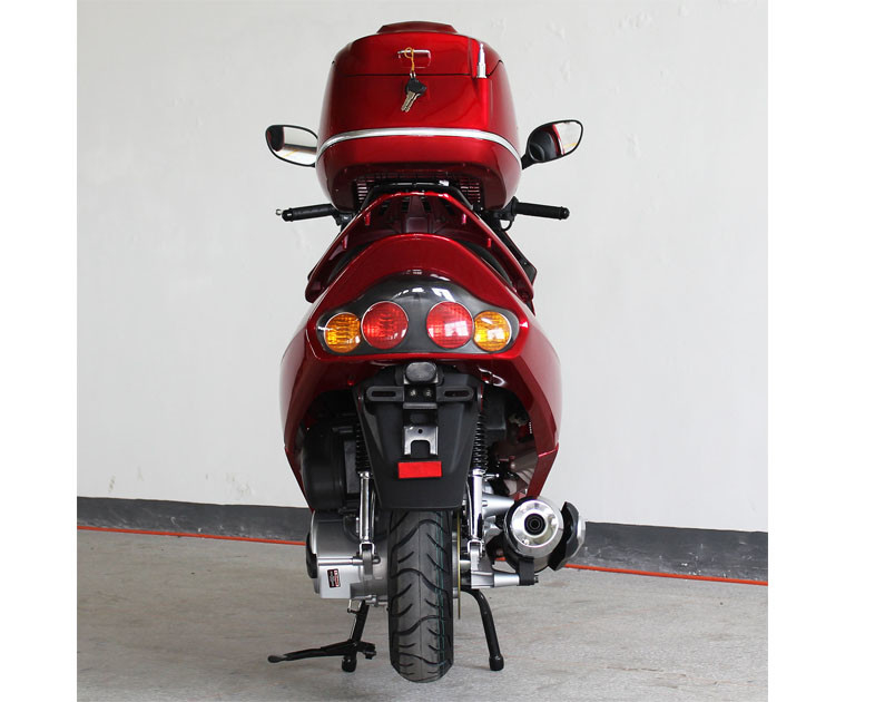 300cc 1 Cylinder 4 Stroke Dewasa Motor Scooter Liquid Cool Belt Drive Disc Depan / Belakang