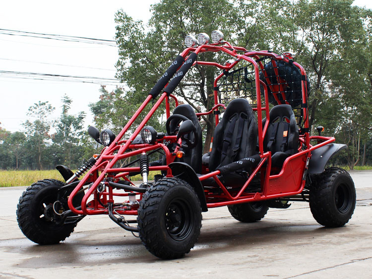 Single Cylinder Horizontal Type Dewasa Off Road Go Kart 4 Seater Kapasitas Bahan Bakar 10L