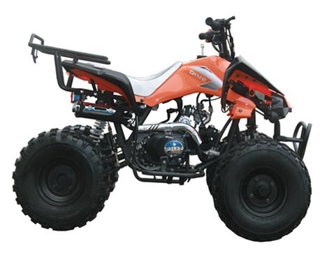 Mesin 125cc Balap ATV Pemuda Sepenuhnya Otomatis Dengan Beban Maksimum 65kg Mulai Listrik