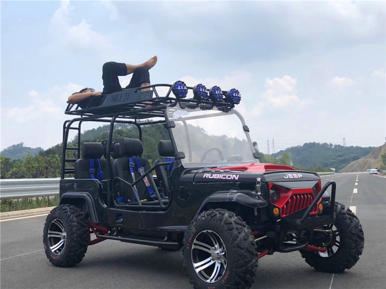4 Kursi Go Kart Buggy Dewasa Toyota Jeep Go Kart 300cc Dengan Transmisi Otomatis