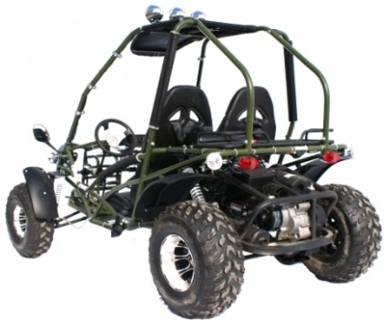 4 Stroke 150CC Go Kart Buggy CVT Sepenuhnya Otomatis 4 Fender Semua Roda tersedia