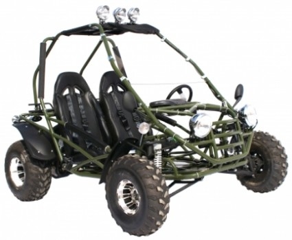 4 Stroke 150CC Go Kart Buggy CVT Sepenuhnya Otomatis 4 Fender Semua Roda tersedia