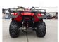 260cc Electric Start Four Wheel ATV Shaft Driving Red Four Wheeler Rear Drum Brake