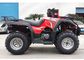260cc Electric Start Four Wheel ATV Shaft Driving Red Four Wheeler Rear Drum Brake